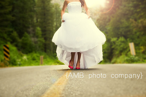 white dress